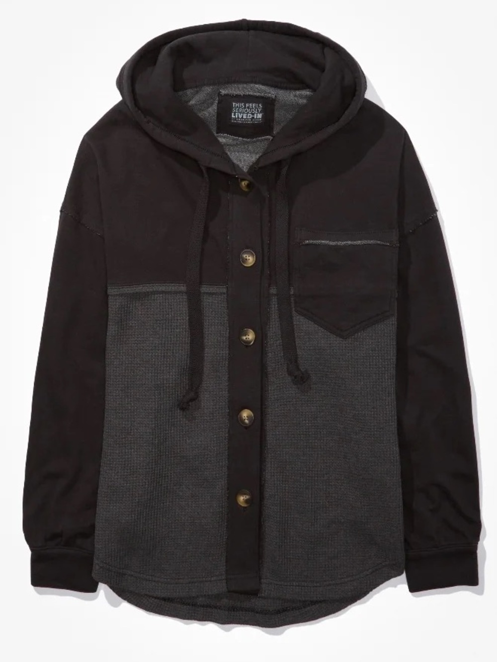 American Eagle Hooded Shacket Size Medium